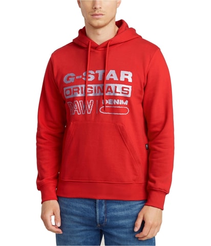Distressed Originals Regular-Fit Logo Print Fleece Hoodie Sweatshirt