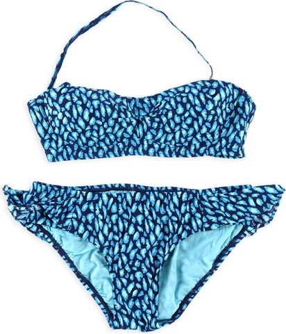 Pleated Hipster 2 Piece Bandini