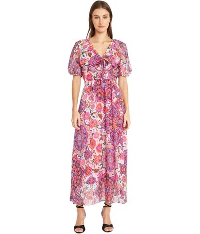 Floral Maxi A-line Dress