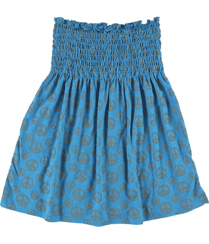Peace Sign Print Halter Top Shirt