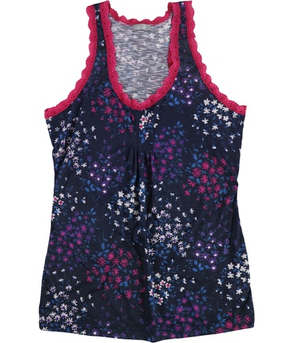 Floral Print Racerback Tank Top