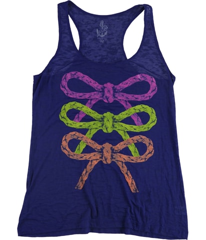 Nautical Rope Bows Racerback Tank Top