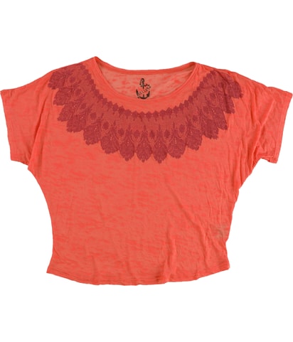 Lace Collar Graphic T-Shirt