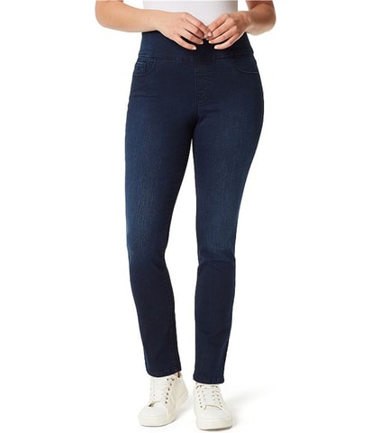 Pull On Regular Straight Leg Jeans