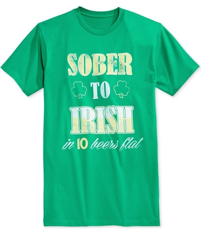 Sober To Irish Graphic T-Shirt