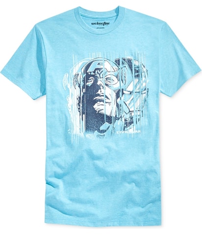 Capt. America & Ironman Graphic T-Shirt