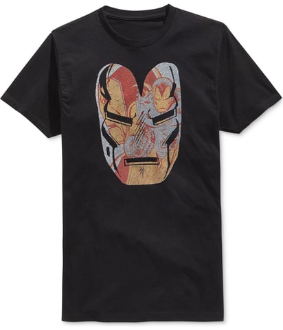Iron Man Face Graphic T-Shirt
