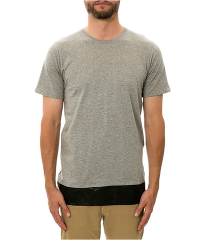 The Leather Paneled Embellished T-Shirt