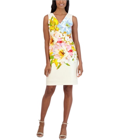 Floral Print Sheath Dress
