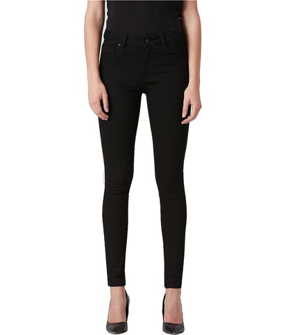 Solid Tapered Skinny Jeans