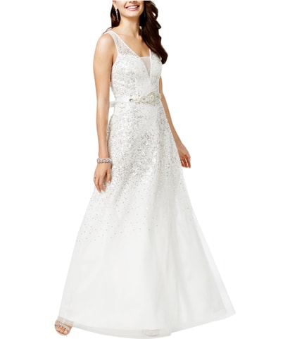 Sequined Gown Dress