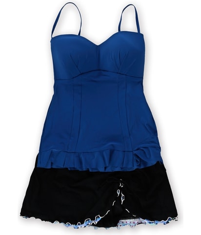 Full Foam Bust Ruffle Skirt 2 Piece Bandeau