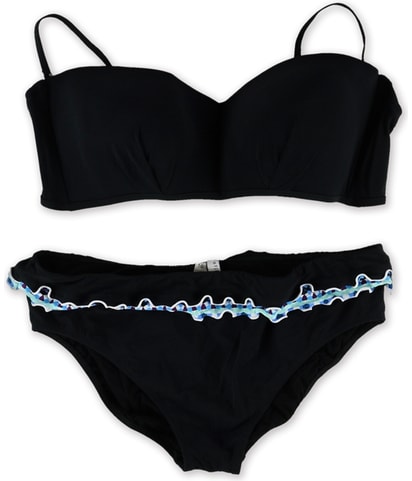 Padded Ruffle Brief 2 Piece Bandeau