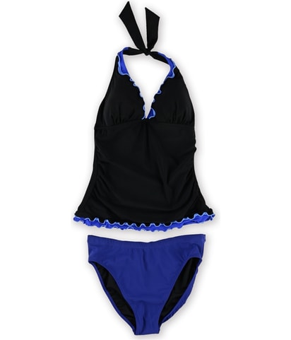 Tri Color Scallop 2 Piece Tankini