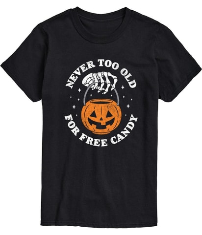 Never Too Old For Free Candy Graphic T-Shirt