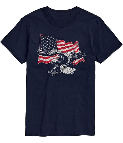 Eagle Flag Graphic T-Shirt