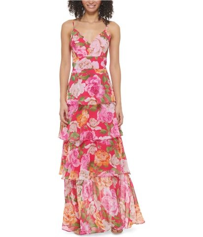Floral Tiered Maxi Dress