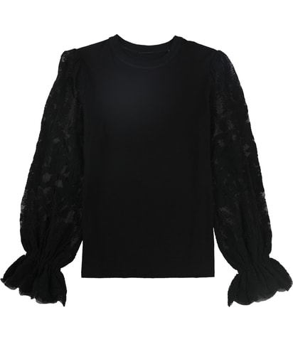 Hamani Lace Sleeve Shell Blouse