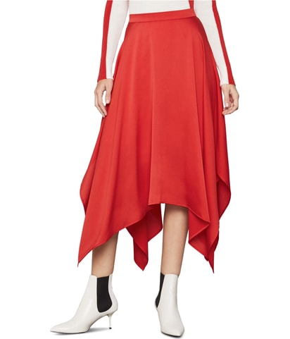 Solid Midi Skirt