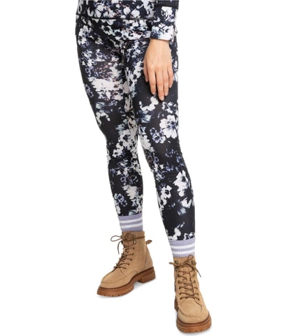 Daybreak Printed Tapered Leggings Casual Pants