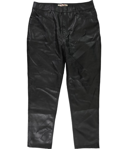 Faux leather Tapered Skinny Jeans