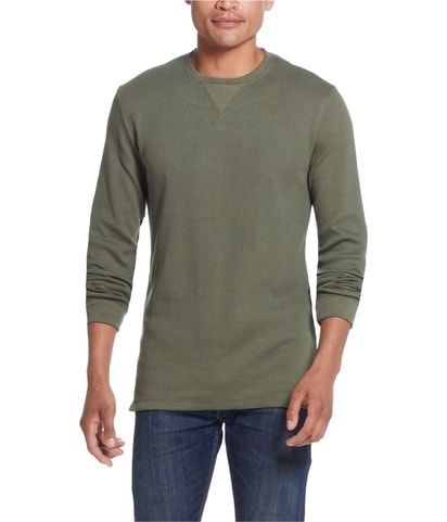 Waffle Knit Basic T-Shirt
