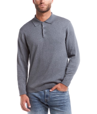 Cotton Cashmere Polo Sweater