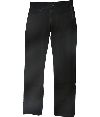 Solid Straight Leg Casual Pants