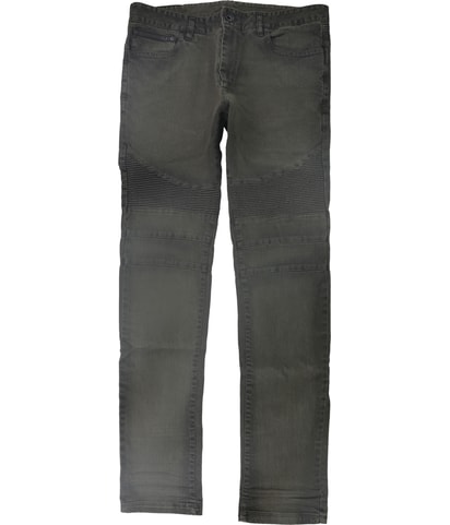Textured Regular Straight Leg Jeans