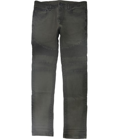 Textured Regular Straight Leg Jeans