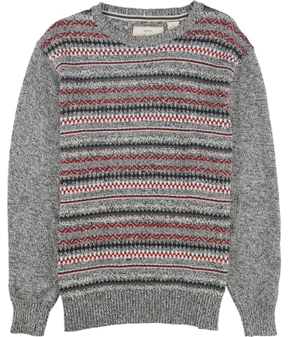 Fair Isle Stripe Knit Sweater