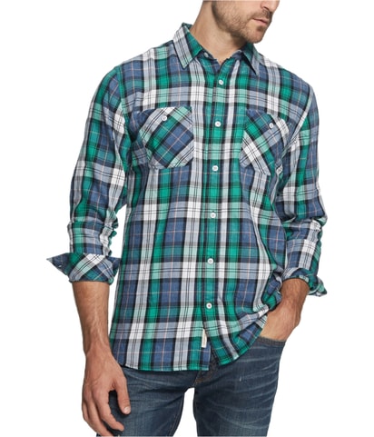 Plaid Flannel Button Up Shirt