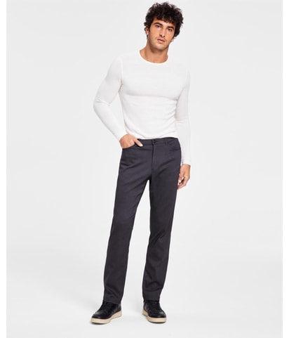 TH Flex Twill Straight Leg Relaxed Trousers Chino Casual Pants