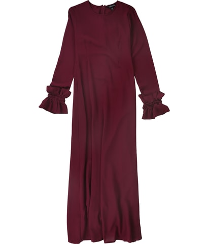 Ruffle-Sleeve Maxi Dress
