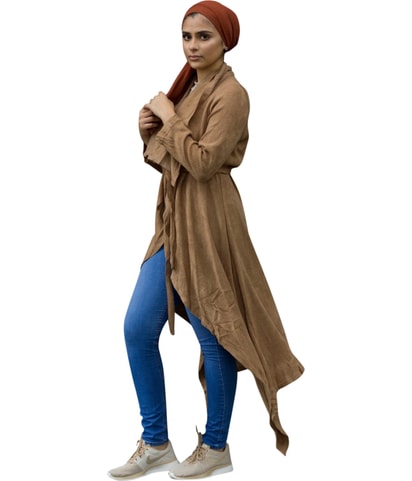 Draped Cardigan Sweater