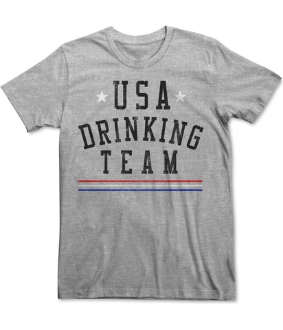 USA Drinking Team Graphic T-Shirt