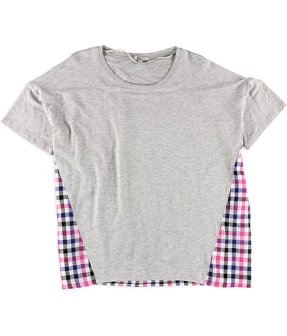 Contrast Short Sleeve Sweatshirt
