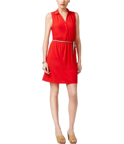 Belted Shirt Dress