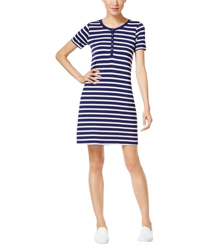 Striped Shirt Dress