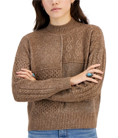 Mixed Stitch Pullover Sweater