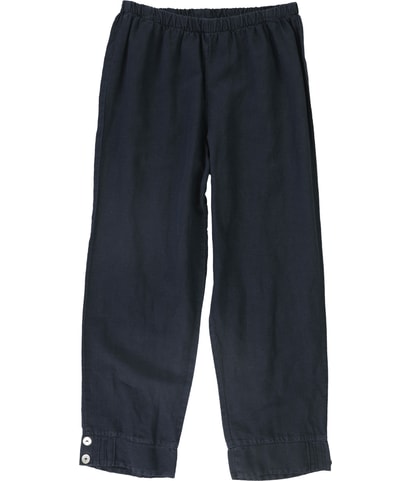 Pintuck-Hem Straight Leg Lounge Casual Pants
