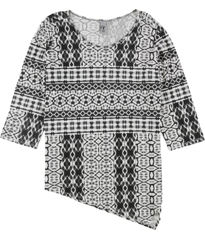 Asymmetrical Hem Shell Blouse