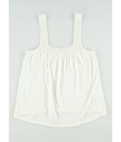Knit Trim Tank Top