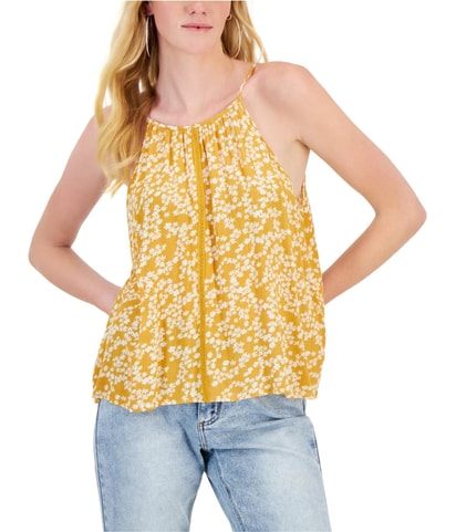 Floral Sleeveless Blouse Top
