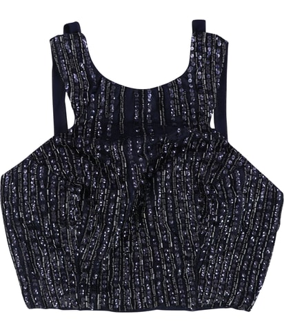 Sequin Crop Tank Top