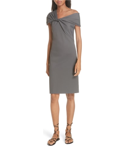 Twist Rib Sheath Dress