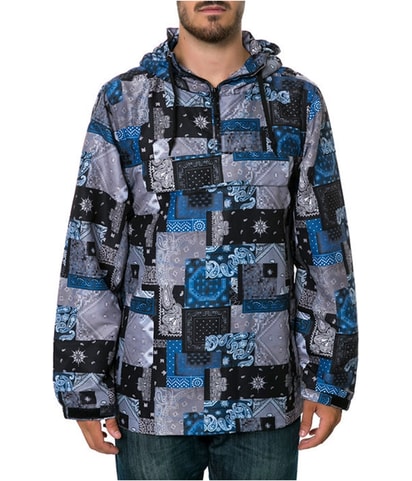 Crooks & Castles The Luxe Bandit In Bandana Anorak Jacket