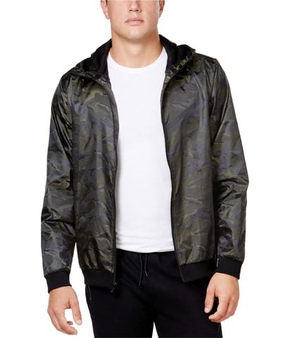 Camo Windbreaker Jacket