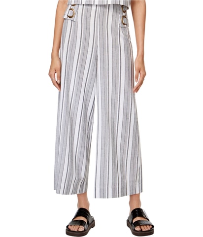 Deckside Striped Wide Leg Casual Pants
