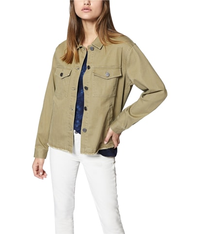 Raw Hem Jean Jacket